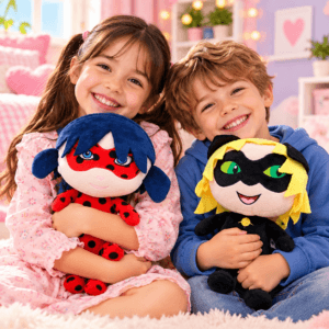 Peluches de LadyBug y CatNoir