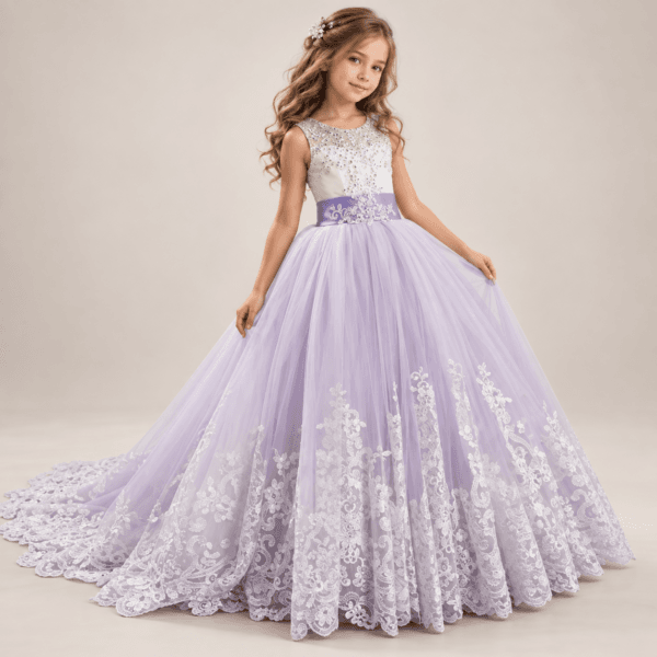 Vestido de vestir con detalles de encaje