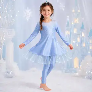 Disfraz de Elsa frozen 2 piezas para niña - Imagen 2