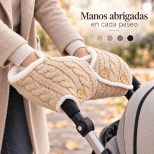 Manoplas Térmicas para Coche de Bebé con Interior Afelpado