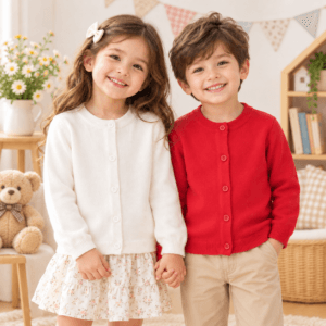 Chaleco Tejido Infantil de Algodón | Suave, Liviano y Versátil