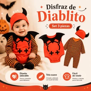 Disfraz de diablito de bebé