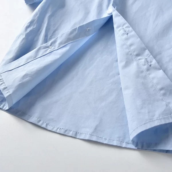 Conjunto de bermuda, tiradores, moño y camisa de vestir-bmtz286