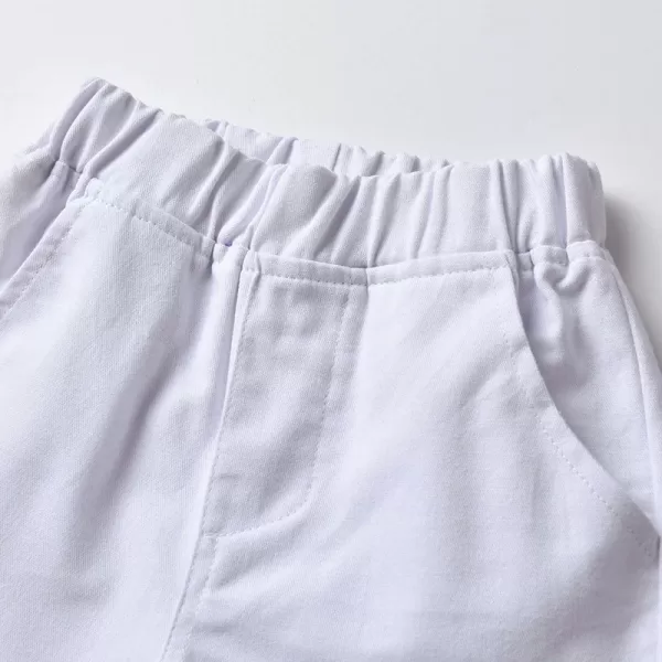 Conjunto de bermuda de vestir y polera polo para bebes y niños-TZ1303
