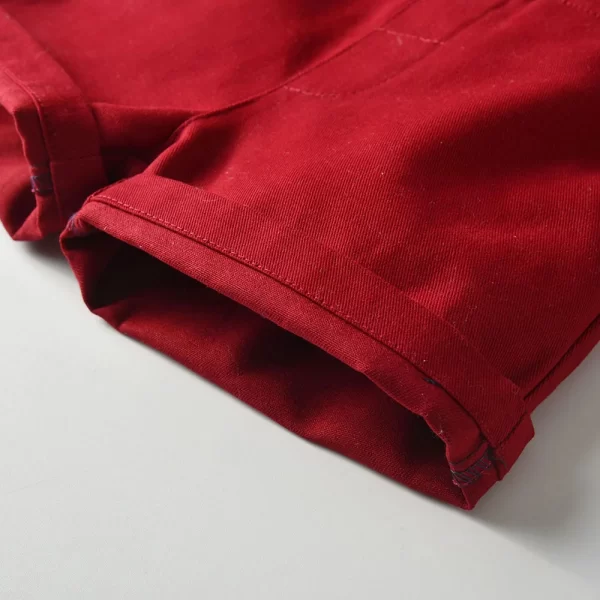 Conjunto de bermuda, tiradores, moño y camisa de vestir-bmtz286