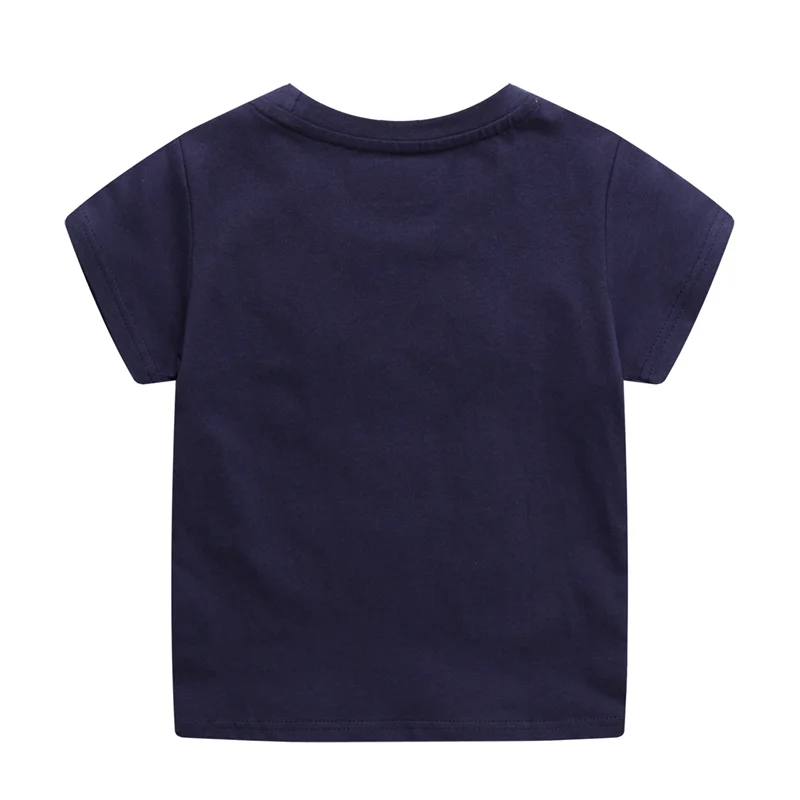 Polera manga corta estampadas y o bordadas para niños y niñas-6993