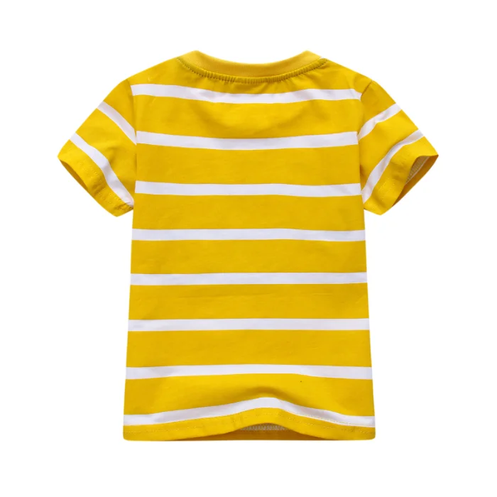 Polera manga corta estampadas y o bordadas para niños y niñas-6065