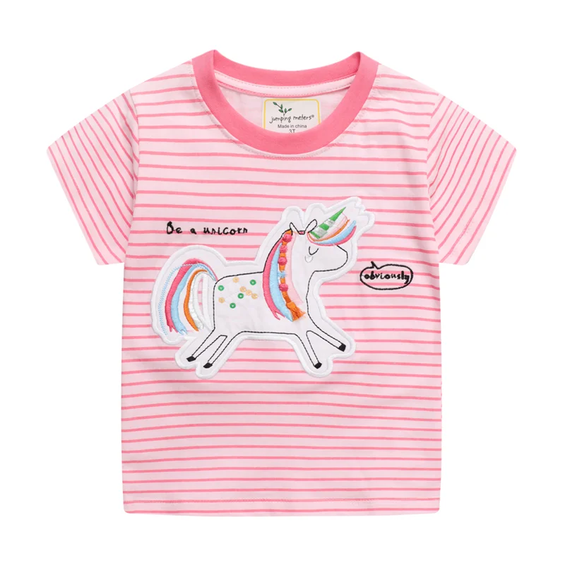 Polera manga corta estampadas y o bordadas para niños y niñas-67035