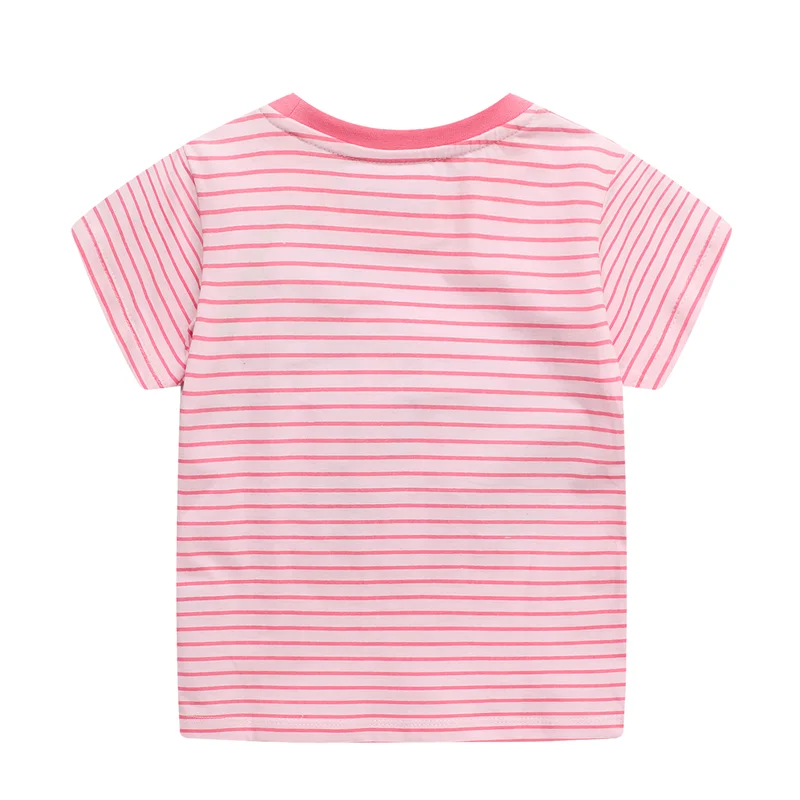 Polera manga corta estampadas y o bordadas para niños y niñas-67035