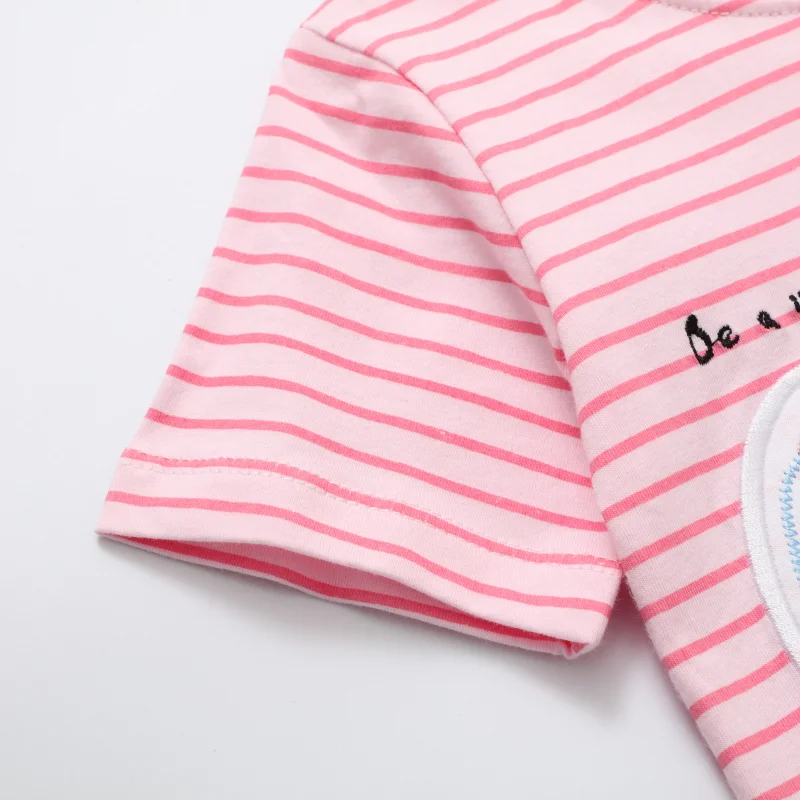 Polera manga corta estampadas y o bordadas para niños y niñas-67035