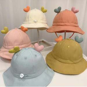 Sombrero con orejitas de corazón-HATSUGAR