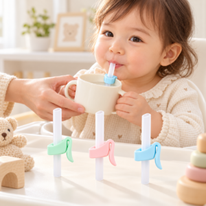 Bombilla infantil con sujetador