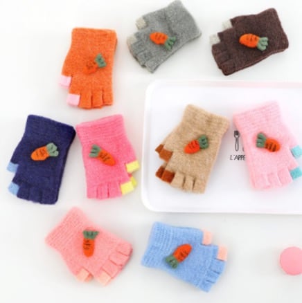 Guantes sin dedo de frutas