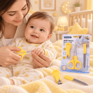 Set de Cuidado de Uñas para Bebé | Tijeras, Cortaúñas y Lima