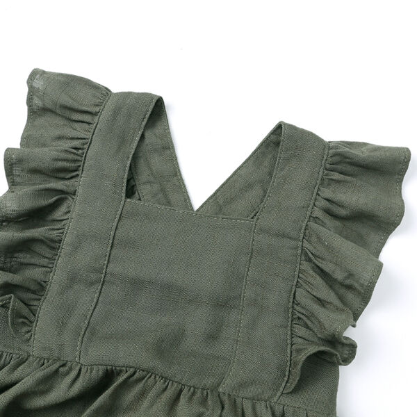 Body casual de bebé color gris