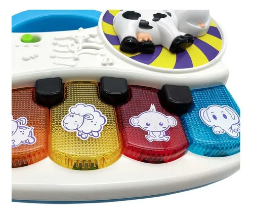 Piano musical con luces para bebés