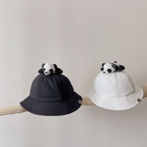 Sombrero con osito panda