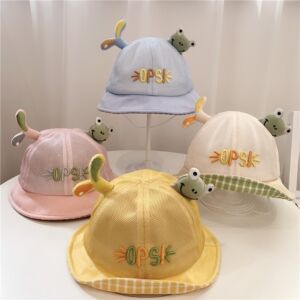 Sombrero diseño de ranita