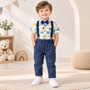 Conjunto de vestir con tirantes
