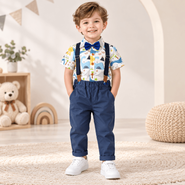 Conjunto de vestir con tirantes