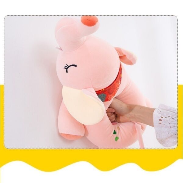 Cojín, peluche elefante con manta
