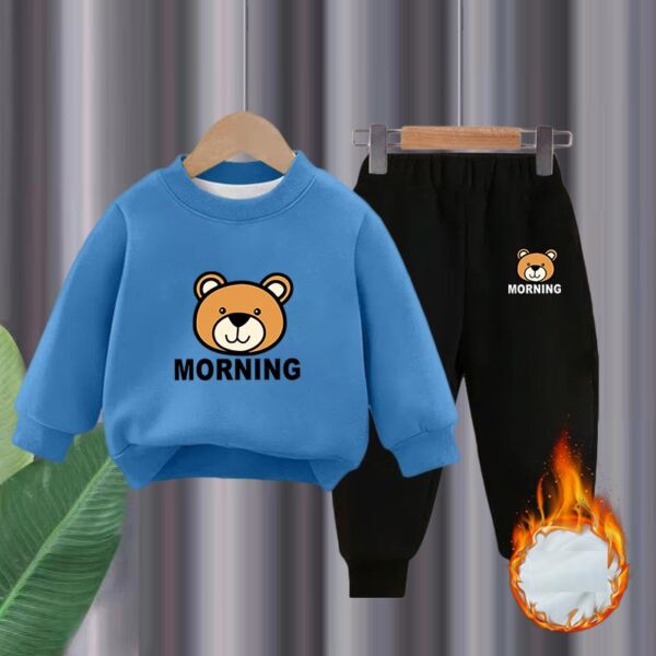 Conjunto de buzo frizado chiporro