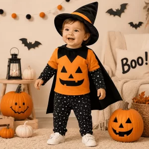 Disfraz Unisex de Brujito Calabaza