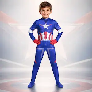Disfraz infantil de Capitán América