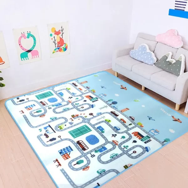 Alfombra doble cara para juegos