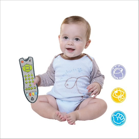 Control remoto didáctico para bebés