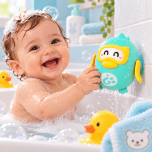 Pingüino Nadador para Baño Infantil | Juguete Acuático a Cuerda