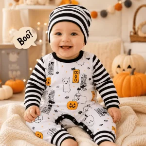 Enterito Largo con gorrito de halloween