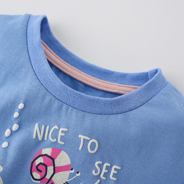 Polera de manga corta para niñas