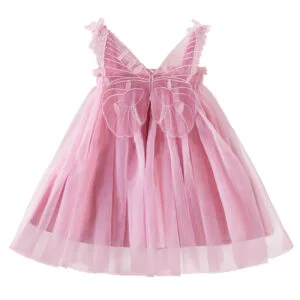 Vestido de niña estilo mariposa