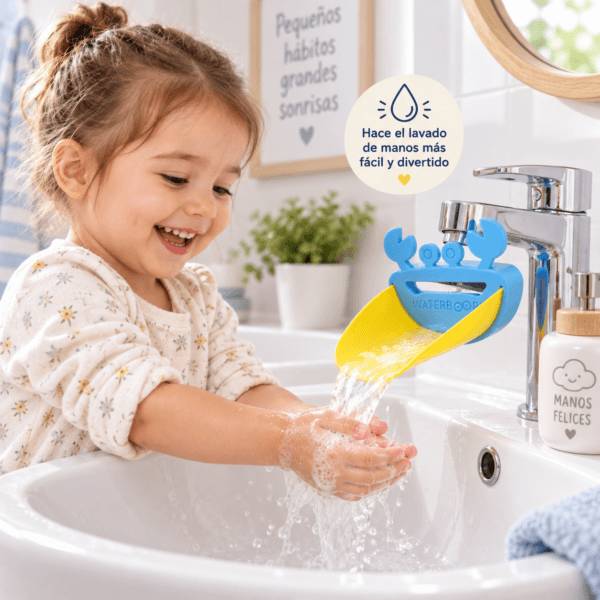 Extensor de grifo infantil para lavamanos