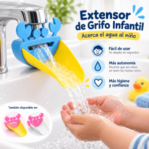 Extensor de Grifo Infantil para Lavamanos