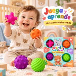 Pelotas sensoriales para bebés