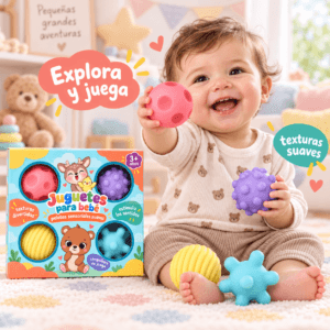 Pelotas sensoriales para bebés