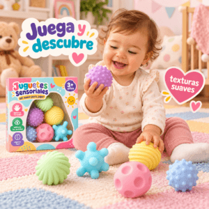 Pelotas sensoriales para bebés