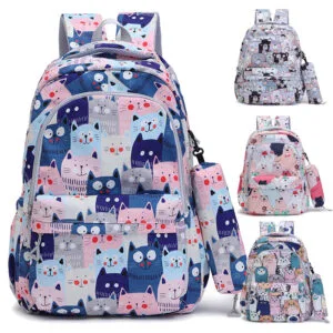 Mochila escolar 2 piezas