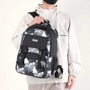Mochila escolar camuflaje