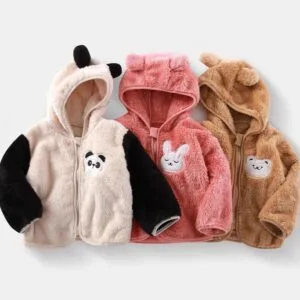 Chaqueta de polar de animalitos