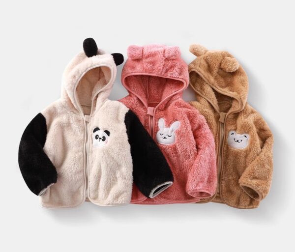Chaqueta de polar de animalitos
