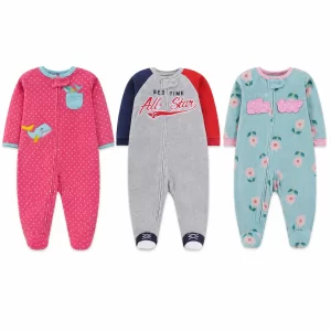 Enterito largo de polar con pie