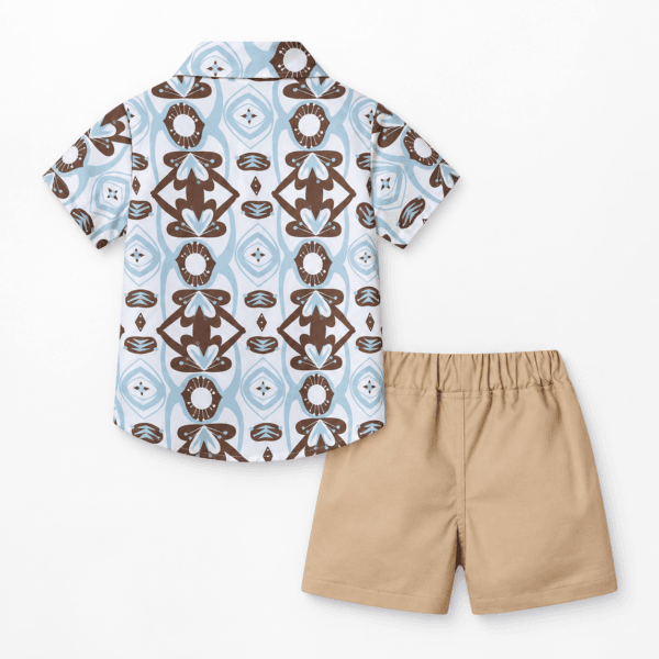 Conjunto niño retro con corbatín