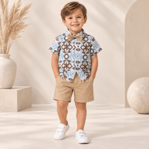 Conjunto Niño Retro con Corbatín