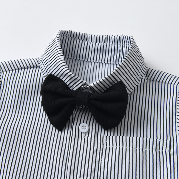 Conjunto de vestir con tiradores color negro