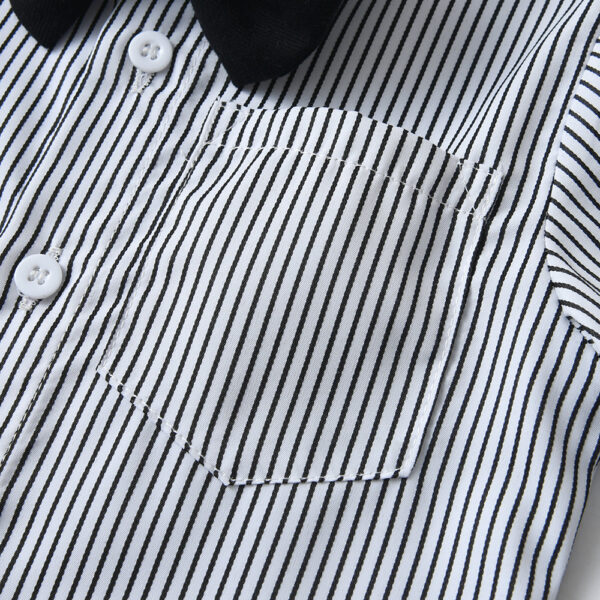 Conjunto de vestir con tiradores color negro