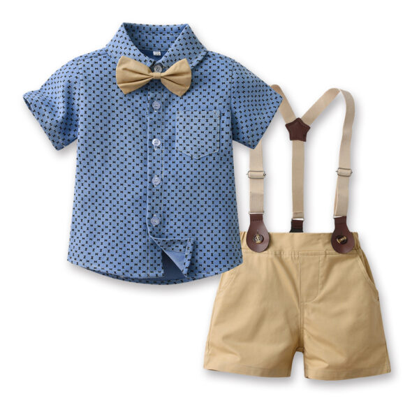 Conjunto de vestir con tirantes