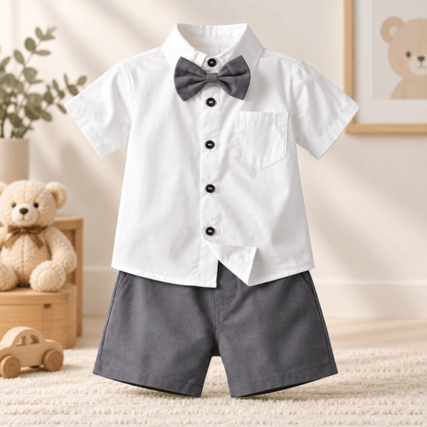 Conjunto de vestir con lazo